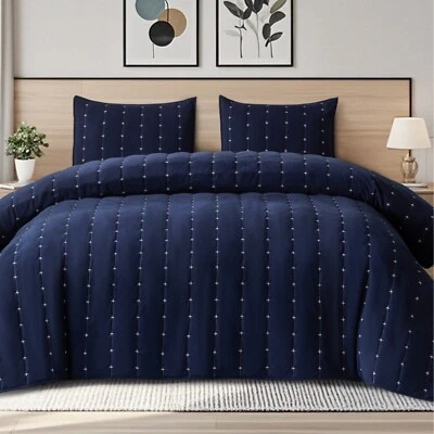 Juego de colcha de 3 piezas juego de edredón tamaño king juego de ropa de cama ligera de terciopelo Foto 1 de 4