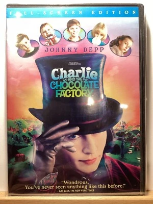 Charlie and the Chocolate Factory (DVD, 2005, полная рамка) - Джонни Депп - Изображение 1 из 2
