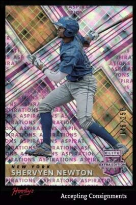 2019 Elite Extra Edition Aspirations Purple  Shervyen Newton RC 146/250 ROOKIE - Image 1 of 2