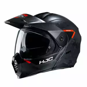 Flip Front Motorcycle Helmet > HJC C80 Adventure Dual Sport - Bult MC7SF Orange - Picture 1 of 2