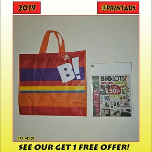 Big Lots Store Catalog + Bag - 12-15-2019 - Great For Toys R Us Collectors! - Picture 1 of 6