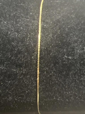 Изящный браслет из чистого золота 14 карат с цепочкой S 7 дюймов - Изображение 1 из 4