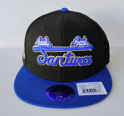 SOMBRERO LIGA NEGRA EBBETS FIELD ROBERTO CLEMENTE SANTURCE CANGREJEROS 7 3/8 NUEVO Foto 1 de 4