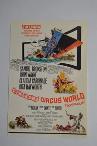 Circus World Cinerama Technicolor Mail Order Flyer Warner Hollywood Theatre CA - Picture 1 of 9
