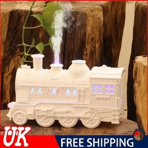 300ml Retro Train Humidifier with Light Remote Control for Bedroom Living Room - Picture 1 of 18