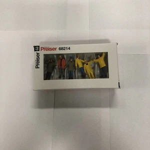Preiser 68214 O Modern Workmen with Outdoor Clothing Figures (Set of 6) - Picture 1 of 1