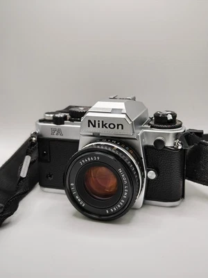 Nikon FA  35mm SLR Film Camera with 50 1.8 Nikkor lens. Tested with films. - Image 1 of 4