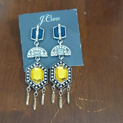 Серьги-люстры J.crew в стиле ар-деко с Гэтсби без подписи - Изображение 1 из 4