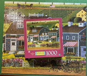 Charles Wysocki 1000 Teile Puzzle "Flowerland" - Vintage 1999 vollständig - Bild 1 von 1