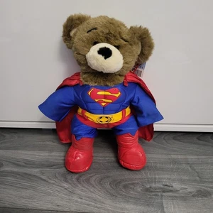 18 inch Build a Bear Superman (Man of Steel) Plush with costume  - Picture 1 of 4