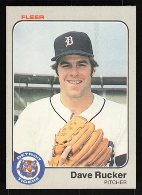 Dave Rucker 1983 Fleer #341 Card TCCCX - Image 1 of 2