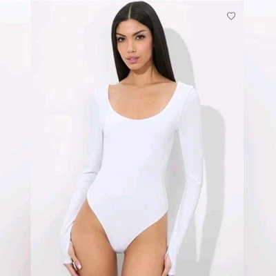 Alice + Olivia Rhys ребристый боди размер L - Изображение 1 из 4