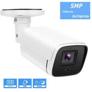 Cámara CCTV Visión Nocturna 5MP ULTRA HD BULLE BNC Exterior Impermeable CÁMARA UK - Imagen 1 de 8