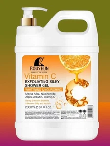 Vitamin C Exfoliating Body Wash Skin Brightening Shower Gel,2L [USA Stock 🇺🇸]  - Picture 1 of 21