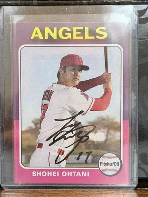 Topps Archives 2019 - 1975 Design Shohei Ohtani #101 bateo Foto 1 de 2