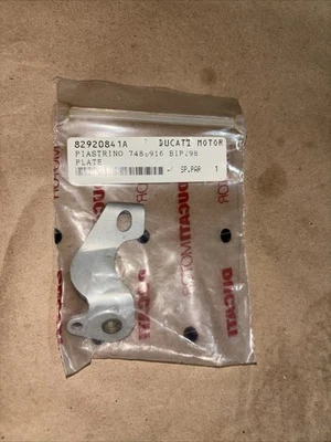 DUCATI 916 748 NEW NOS OEM BREMBO BRAKE MASTER CYLINDER FLUID RESERVOIR BRACKET - Image 1 of 4