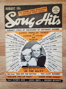 Song Hits- August, 1941 - Picture 1 of 1