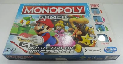 Monopoly Gamer Nintendo Mario Bros Edition Board Game Used - Free Delivery - Image 1 of 4