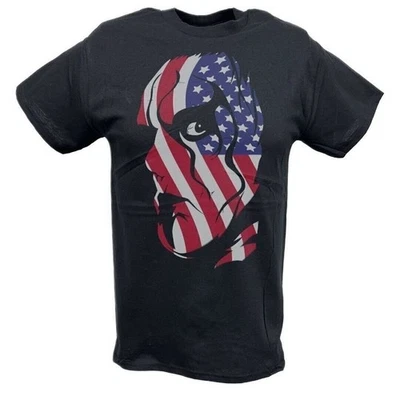 Camiseta negra Sting USA Warrior WWE para hombre Foto 1 de 4