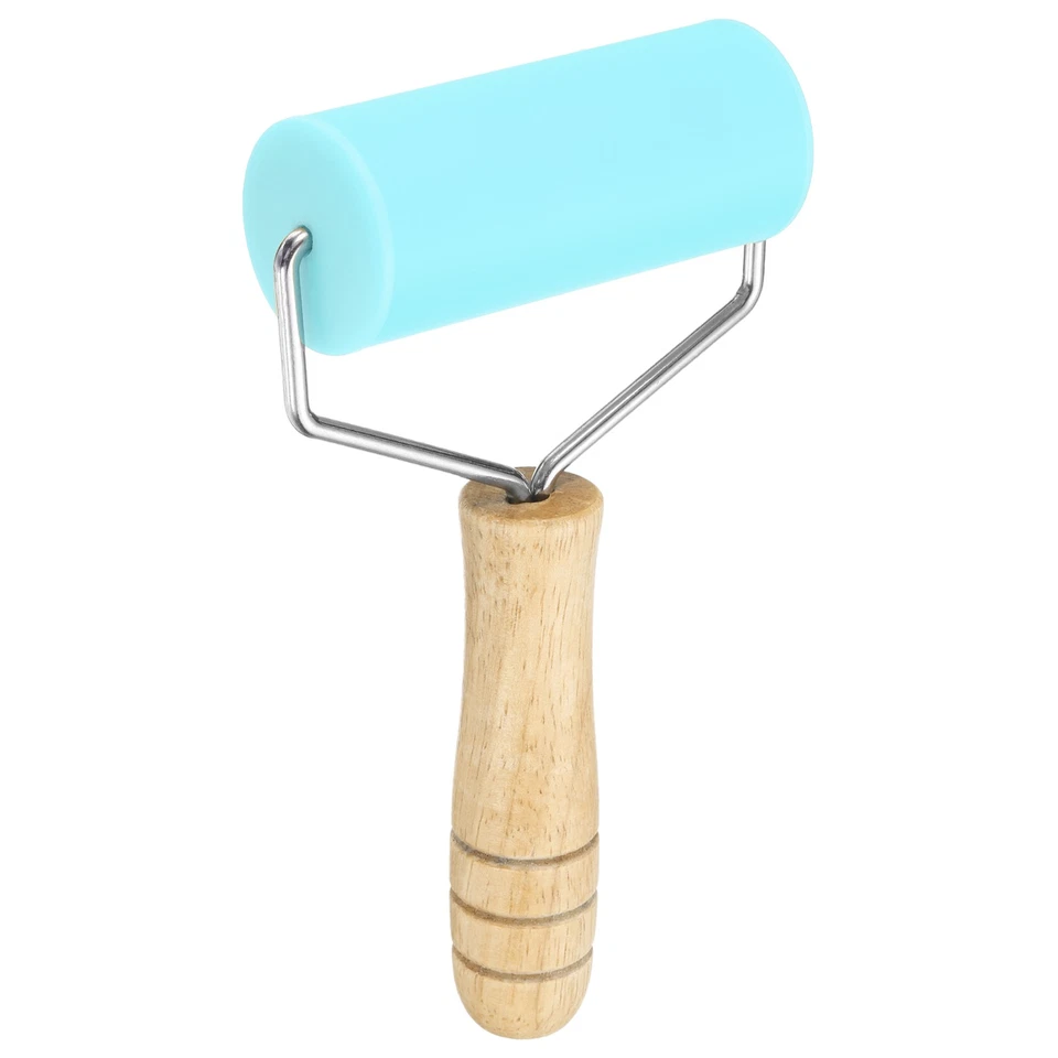 Nudelholz 7,6" x 1,69" Silikonrolle blau - Bild 1 von 4