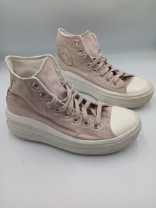 Converse Pink Platform Size 5 Chuck Taylor All Star Trainers - Picture 1 of 12