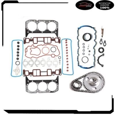 适用于 1996 - 1998 雪佛兰 Express 1500 底座全垫圈套装定时链套件 4.3L — 第 1/4 张图片