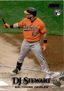 2019 Topps Stadium Club Black Foil #52 DJ STEWART  Baltimore Orioles  - Picture 1 of 2