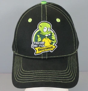 Gorra juvenil Kennywood Spinvasion "Take me To Kennywood" negra con verde debajo de Bill - Imagen 1 de 6