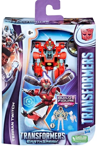Hasbro Transformers Earth Spark: TWITCH 6inch Action Figure Cover