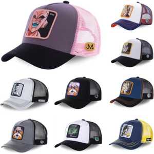 Baseballmütze Anime Manga Dragon Ball Z Cartoon Netz Druckknopflasche Trucker Fischer - Bild 1 von 66
