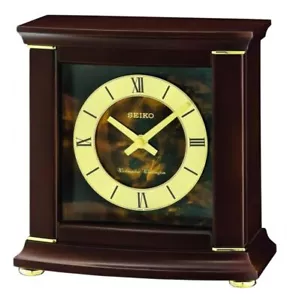 Seiko Chiming Mantle Clock QXJ030B RRP £155.00 - Picture 1 of 3