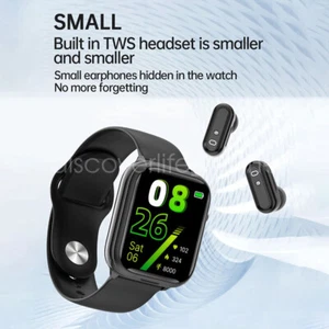 Bluetooth Call Music Touch Screen Smartwatch Wireless Headset Sports Smart watch - Picture 1 of 24