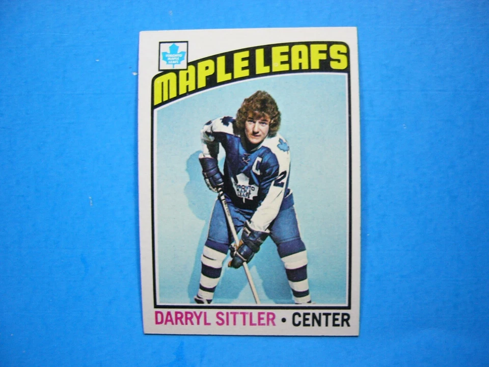1976/77 TOPPS NHL HOCKEY CARD #207 DARRYL SITTLER NM SHARP+ 76/77 TOPPS - Image 1 of 2