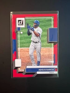 Adolis Garcia 2022 Donruss Baseball #142 Red #/2022 Texas Rangers - Picture 1 of 3