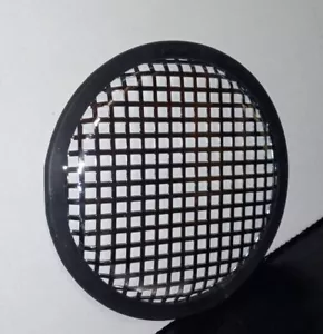 Chrome Grill 8" SubWoofer Metal Mesh Cover Waffle Speaker Protect DJ Car Audio - Picture 1 of 5