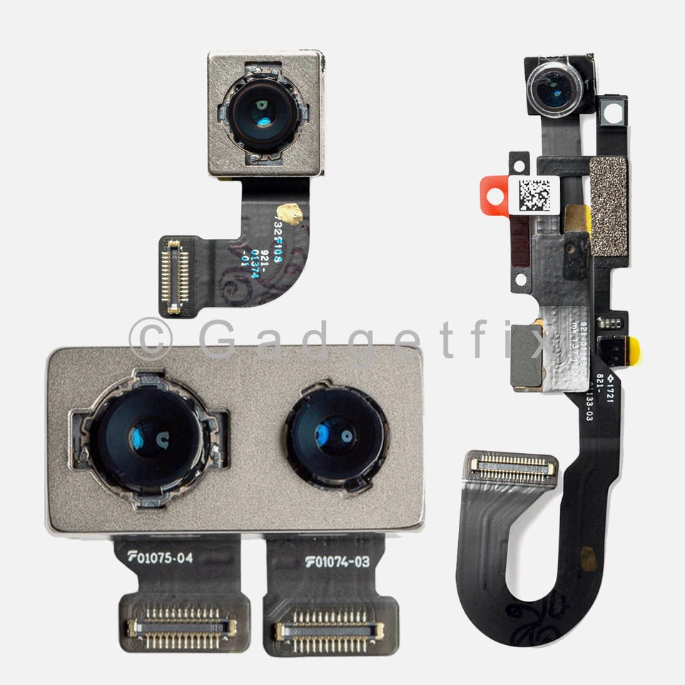 Lote flexível de lente sensor câmera frontal traseira para iPhone 7 8 Plus X XS Max XR 11 12 Pro - Imagem 1 de 1