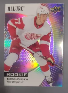 2023-24 UD Allure Simon Edvinsson Confetti Rookie Detroit Red Wings #147 - Picture 1 of 2