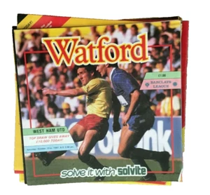 WATFORD V WEST HAM UNITED - DIVISION ONE - 31/10/1987 - Picture 1 of 1