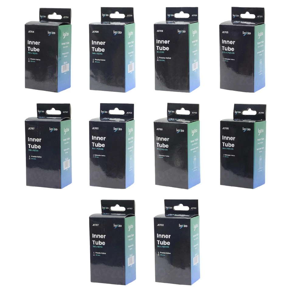 Bike Tyre Inner Tube 14" 16" 18" 20" 24" 26" 27.5" 28" 29" 700C - Image 1 of 1