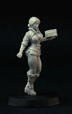Sorceress miniature, DnD fantasy for tabletop RPG wargaming and painting - Image 1 of 4