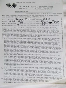 Rocky Timmons Irving CZ 250 Senior 1970 Inter-Am Houston Texas Rennbahn  - Bild 1 von 2