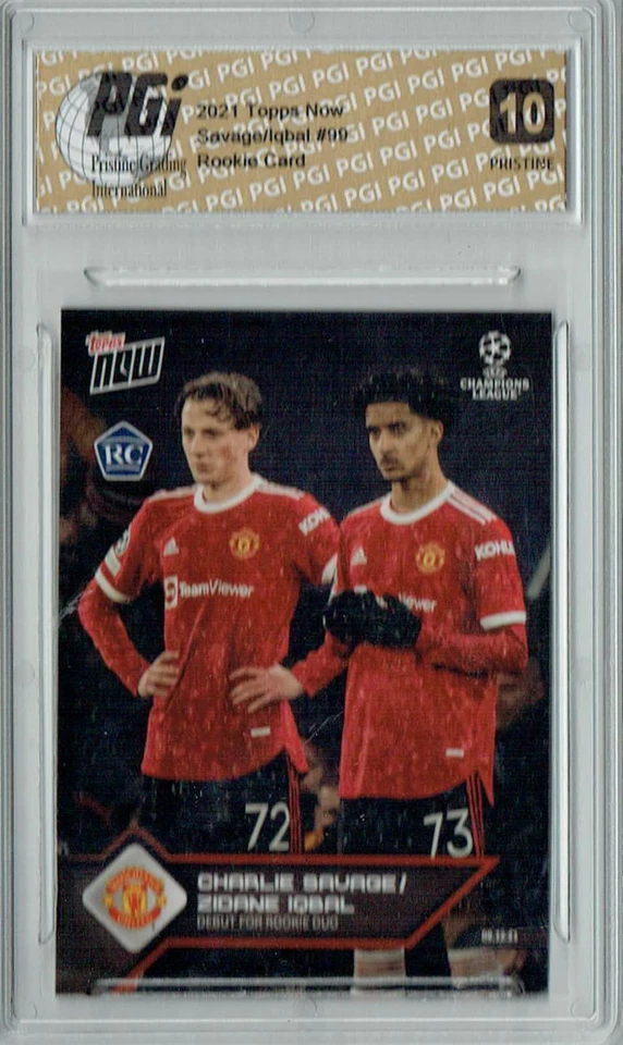 Charlie Savage/Zidane Iqbal 2021 Topps Now #99 PRISTINE Rookie Card PGI 10 - Image 1 of 1