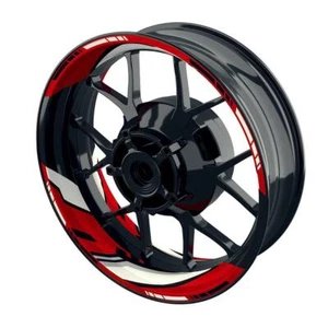 Pegatina de llanta moto Wheelsticker WS Racing V7-06 rojo ZT - Imagen 1 de 2