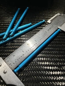 Trinity RC Vintage Blue Anodized Drive Shaft Axle Unknown Fit - Picture 1 of 3