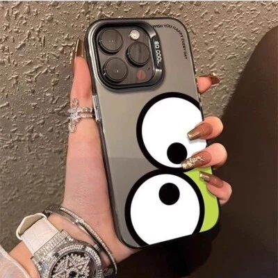 Case For iPhone 16 Pro Max 15 14 13 Mini 12 11 XS XR 8 Big Eyed Frog Phone Cover - Image 1 of 4