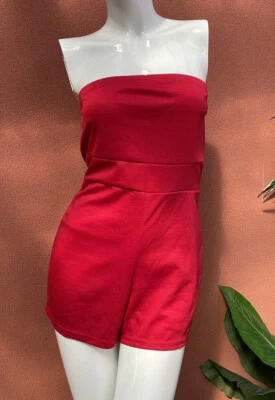 NWT Missguided Bandeau Sleeveless playsuit Stretchy ladies 8 - image 1 of 4