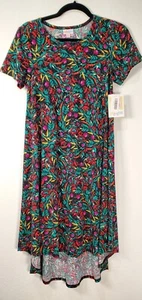 Lularoe Carly Dress (Size XSMALL)Multi-Color, NWT, FREE SHIPPING! - Picture 1 of 4