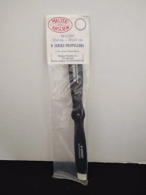 Master Airscrew - MA1260-K Series Propellers- Nylon/Glass Propeller 12 X 6 NEW - Image 1 of 4