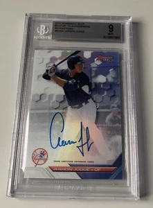 Aaron Judge 2016 Bowmans Best Beckett 9 Mint/ 10 Auto Signed Refractor RC Card - Picture 1 of 2