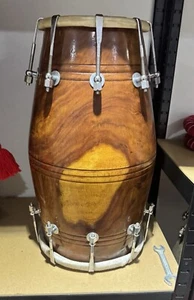 Professional Premium Full Size Dholak Dholki Drum (Pakhi Khachi) - Picture 1 of 4